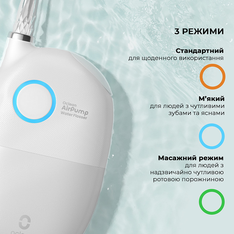 Внешний вид Ирригатор OCLEAN A10 White (6970810555899)