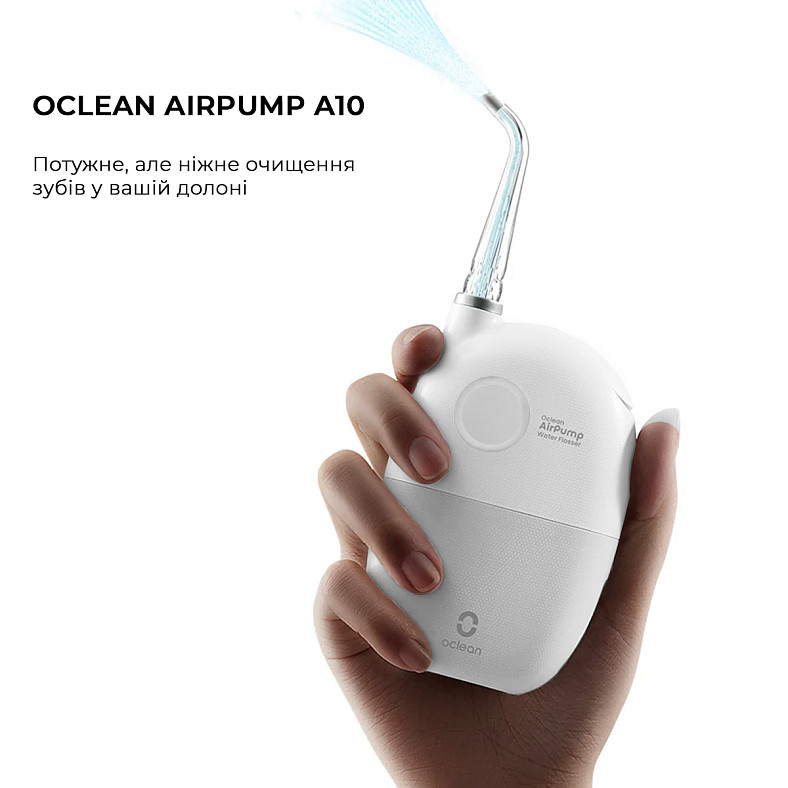 Ирригатор OCLEAN A10 White (6970810555899) Функции и особенности индикатор зарядки