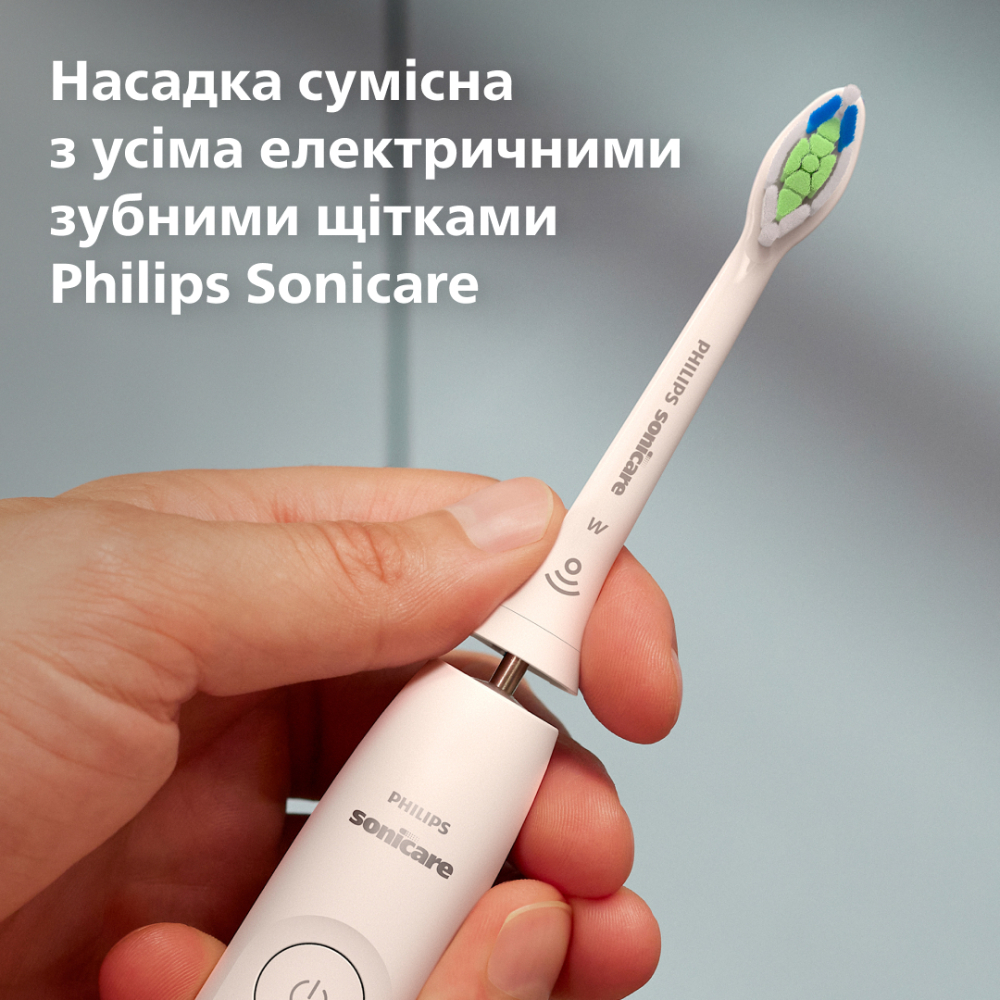 Зовнішній вигляд Набір насадок PHILIPS Sonicare HX6062/87 W2 Optimal White 2 шт