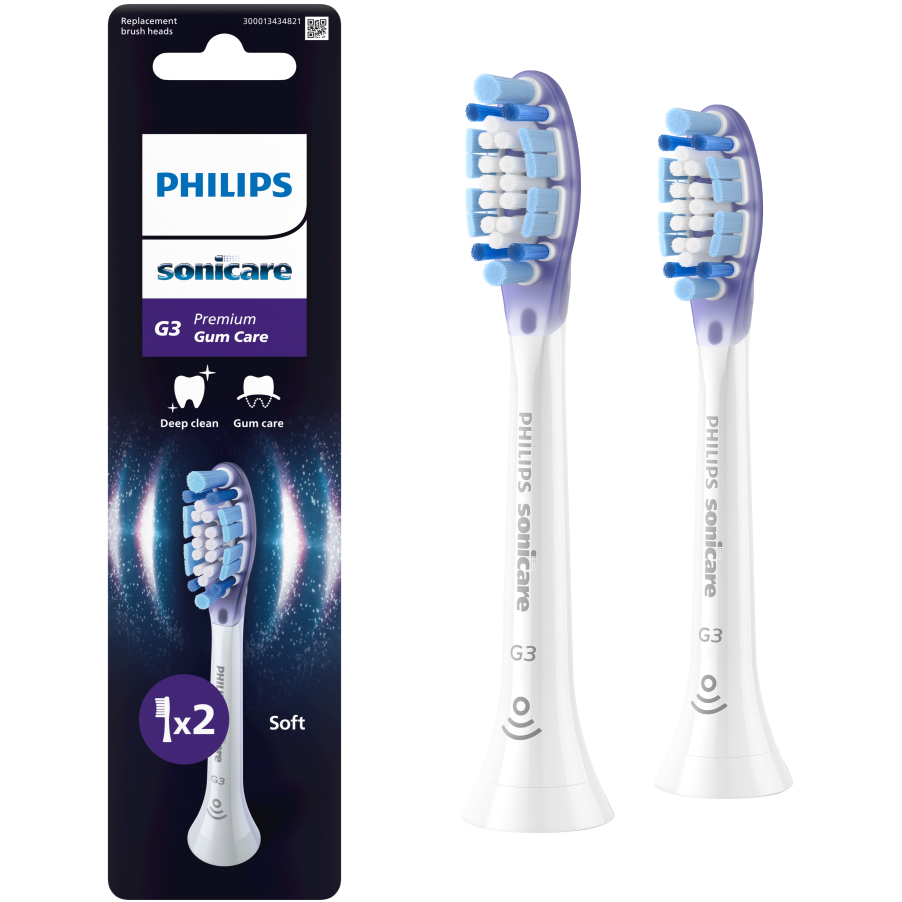 Набір насадок PHILIPS Sonicare HX9052/87 G3 Premium Gum Care 2 шт