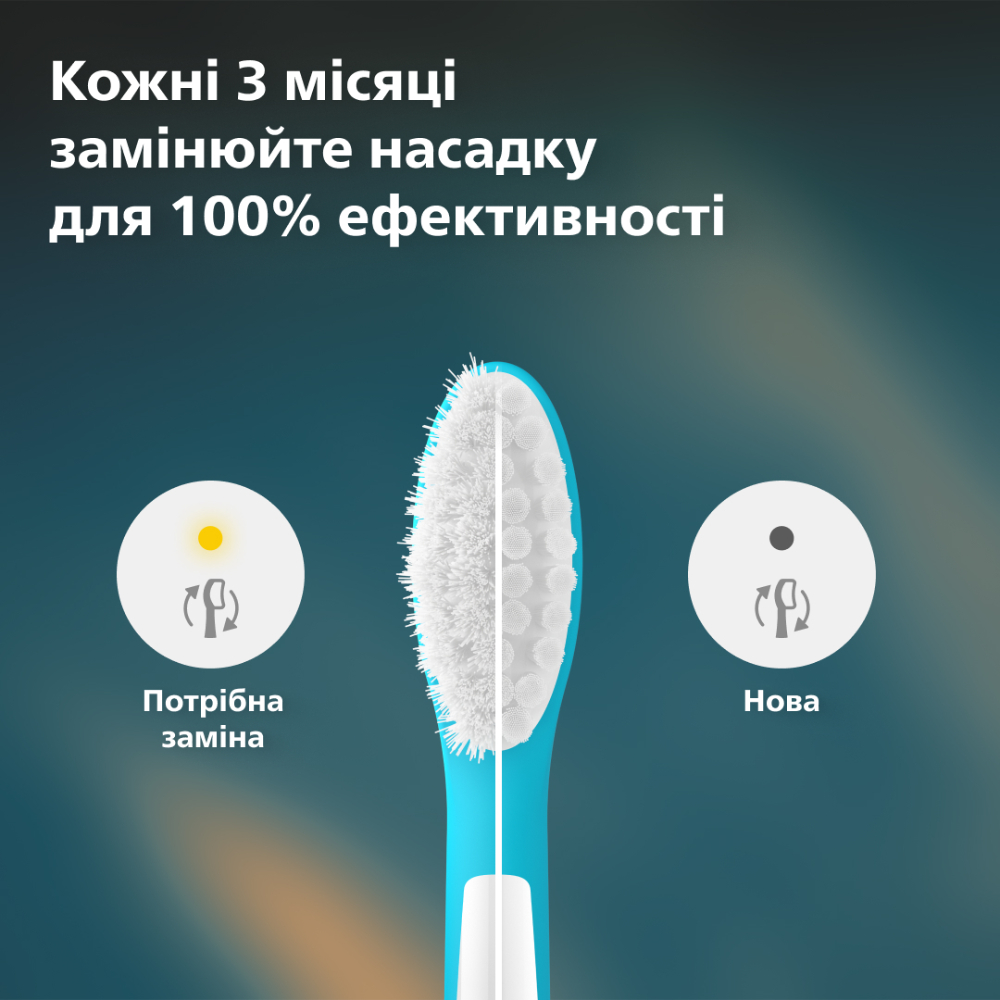 Зовнішній вигляд Набір насадок PHILIPS Sonicare HX6042/90 For kids 2 шт