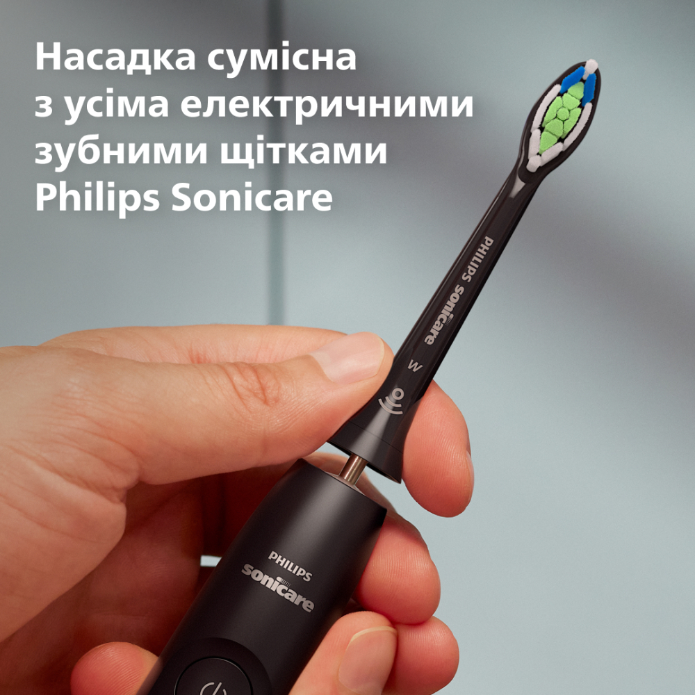 Зовнішній вигляд Набір насадок PHILIPS Sonicare HX6062/88 W2 Optimal White 2 шт