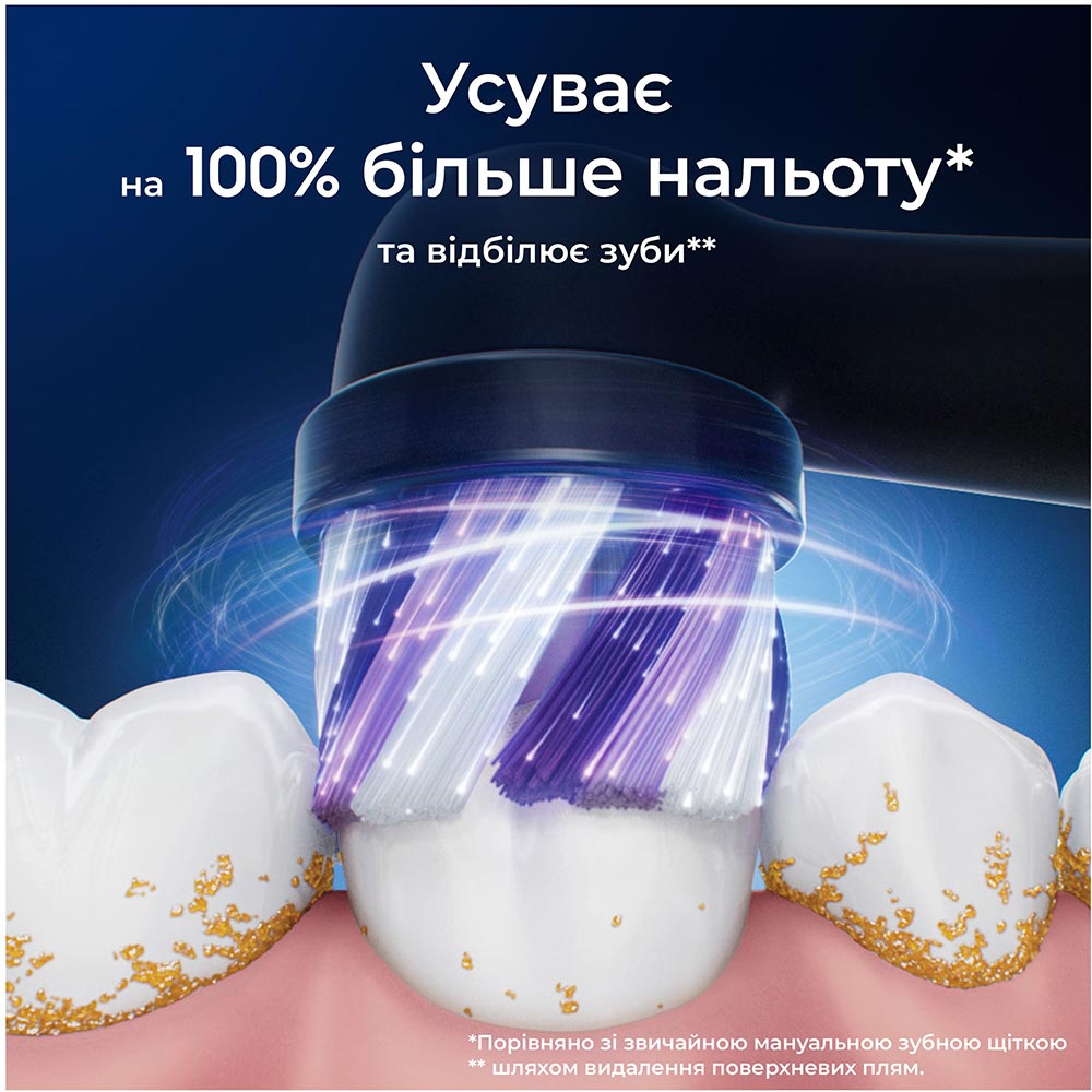 Насадки для зубної щітки ORAL-B iO Блискуче відбілювання 4 шт (80765105) Тип змінна насадка (картрідж)