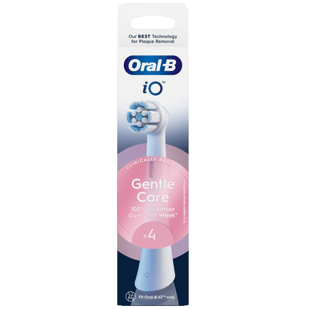 Насадки для зубной щётки ORAL-B iO Нежный уход 4 шт (80765109) Тип головки съемная
