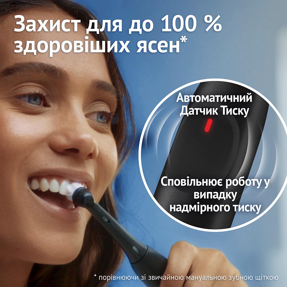 Зубна щітка ORAL-B iO Series 2 iOS2.1D9.2K типу 3770 Night Black + Футляр (80816318) — фото 4