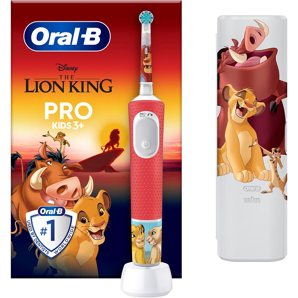Фото Электрическая зубная щетка BRAUN Oral-B D103.413.2KX Lion King (80775003)