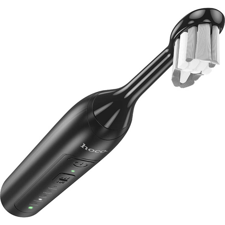 Электрическая зубная щетка HOCO HP60 Wave electric toothbrush Black (6942007631679) Тип головки несъемная