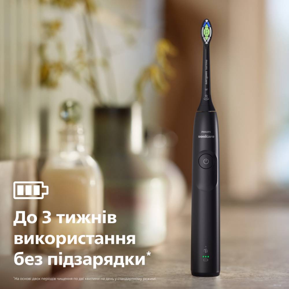 Фото Электрическая зубная щетка PHILIPS Sonicare Black (HX7101/01)
