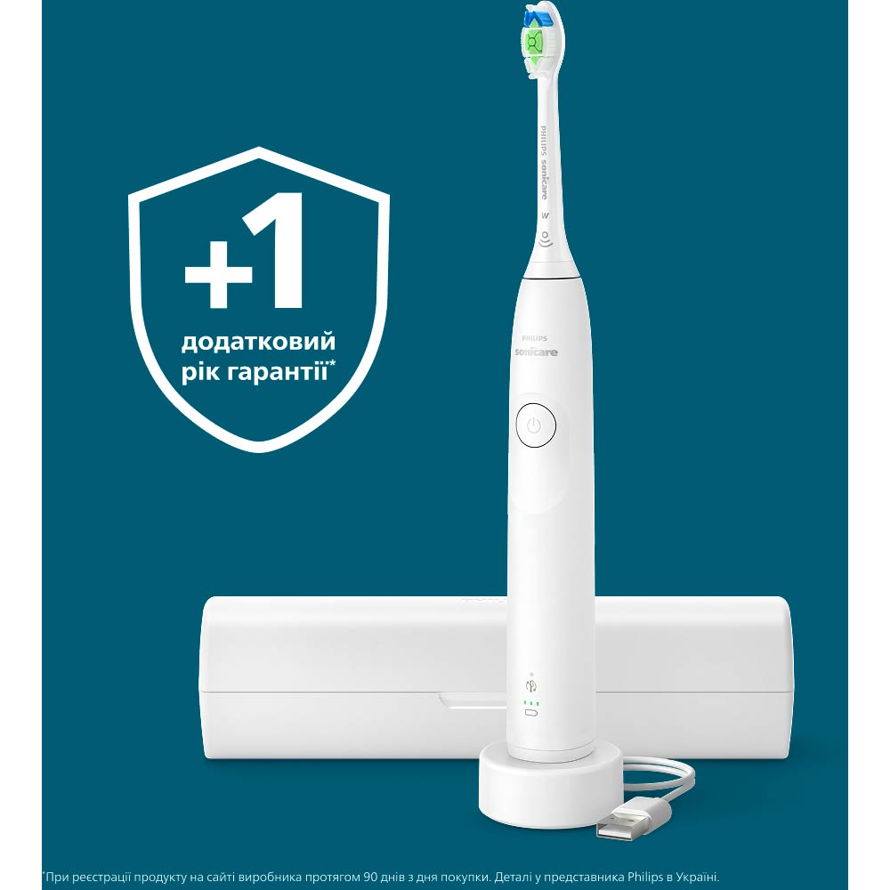 Огляд Електрична зубна щітка PHILIPS Sonicare HX7108/02 серії 5300