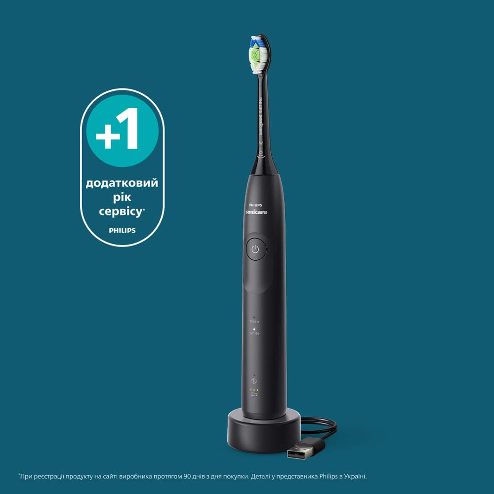 Огляд Електрична зубна щітка PHILIPS Sonicare HX7111/01 серії 5500