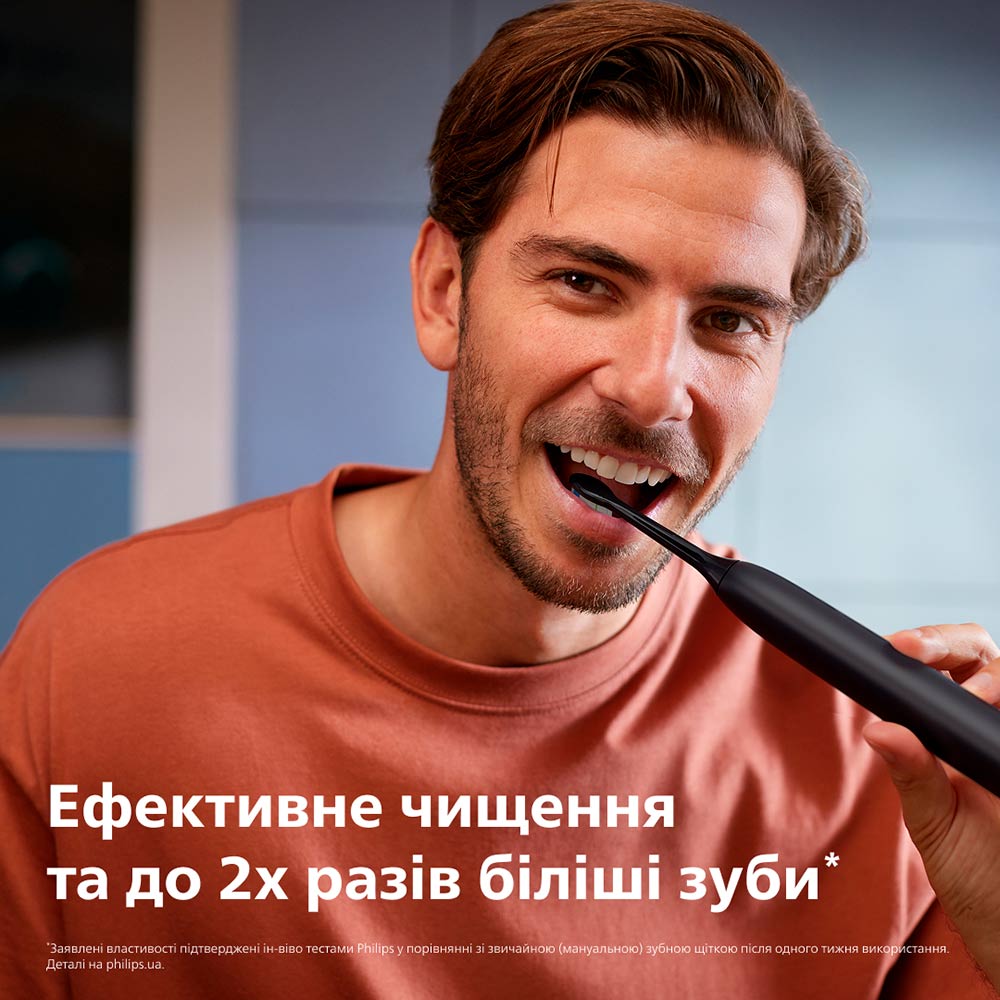 Електрична зубна щітка PHILIPS Sonicare HX7111/01 серії 5500 Тип голівки з'ємна