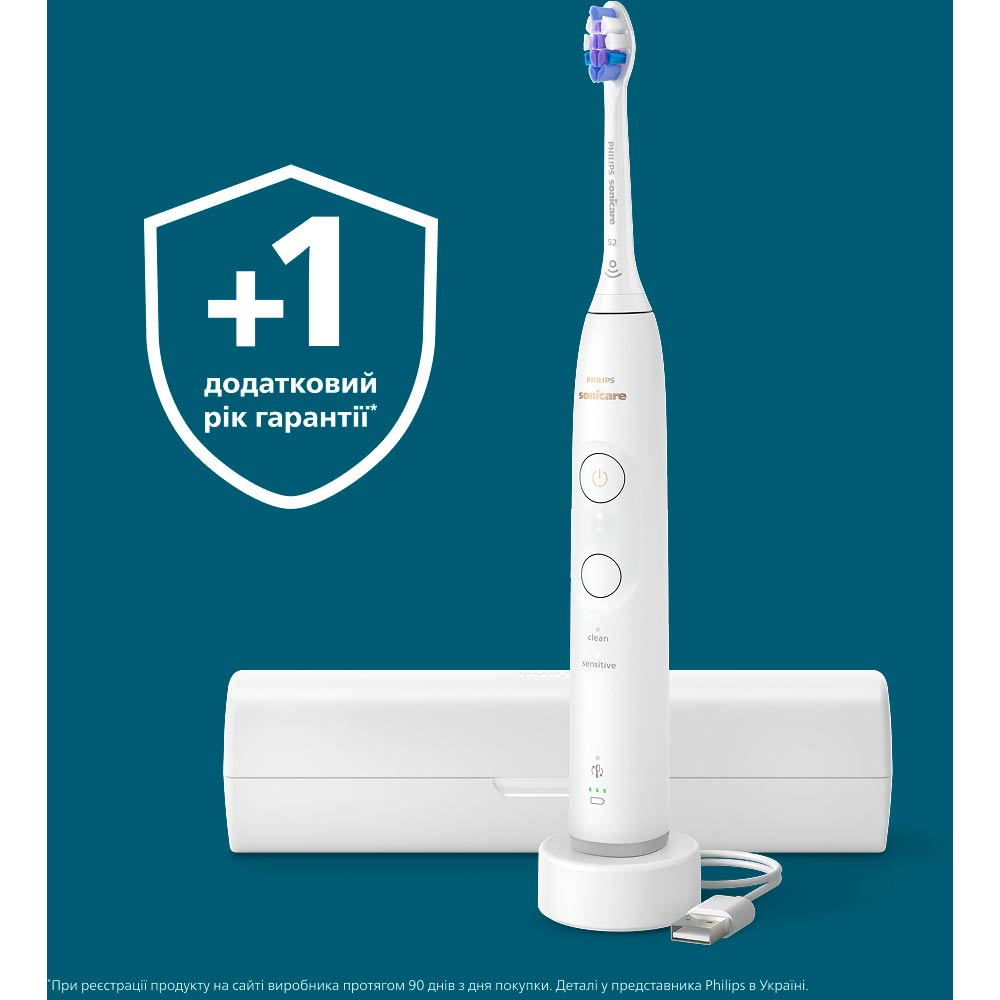 Електрична зубна щітка PHILIPS Sonicare HX7400/06 серії 6100 Дизайн для дорослих
