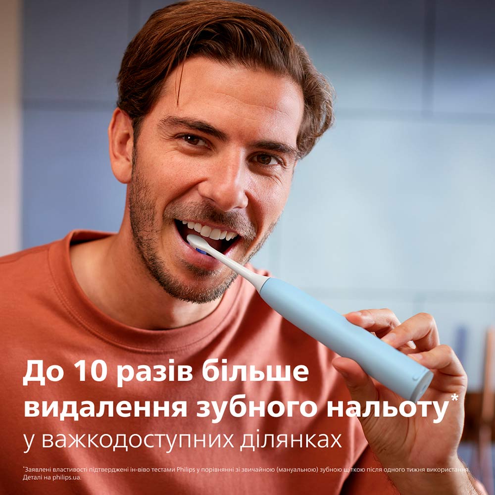 Зубная щетка PHILIPS Sonicare HX7406/02 Blue Дизайн для взрослых
