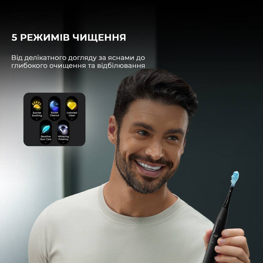 Покупка Электрическая зубная щетка OCLEAN X Ultra 20 Set Electric Toothbrush Green (6970810557091)