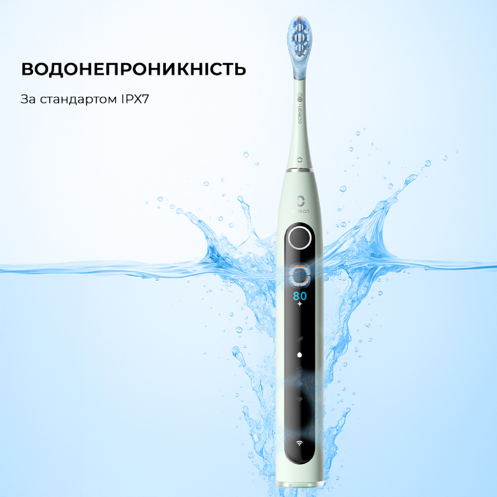 В Фокстрот Зубная электрощетка OCLEAN X Pro 20 Electric Toothbrush Green (6970810556902)