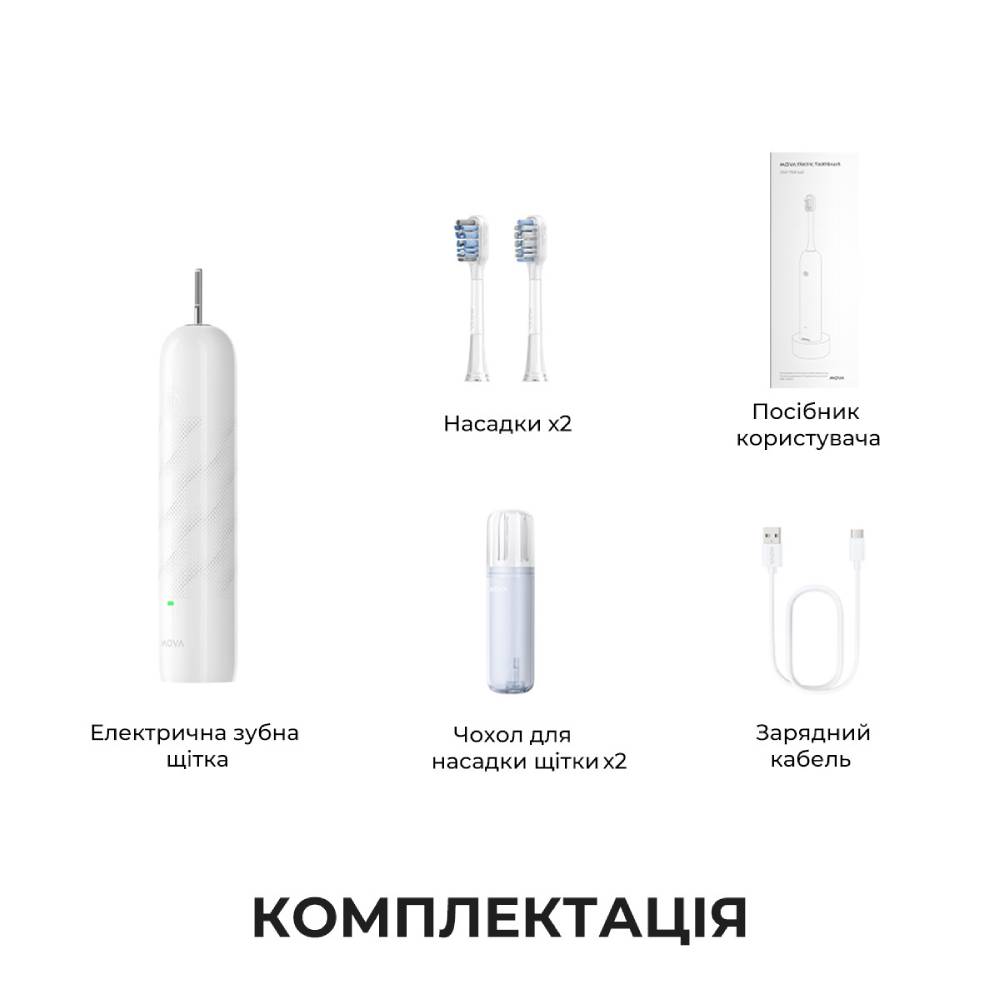 В Украине Электрическая зубная щетка MOVA Fresh White (ATB13A-WH)