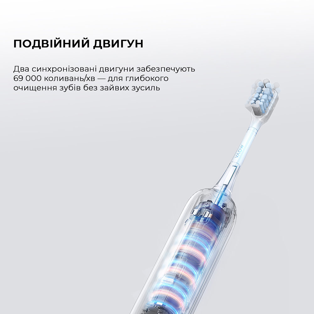 В Україні Електрична зубна щітка MOVA Fresh Pro Sliver (ATB15A-SIL)