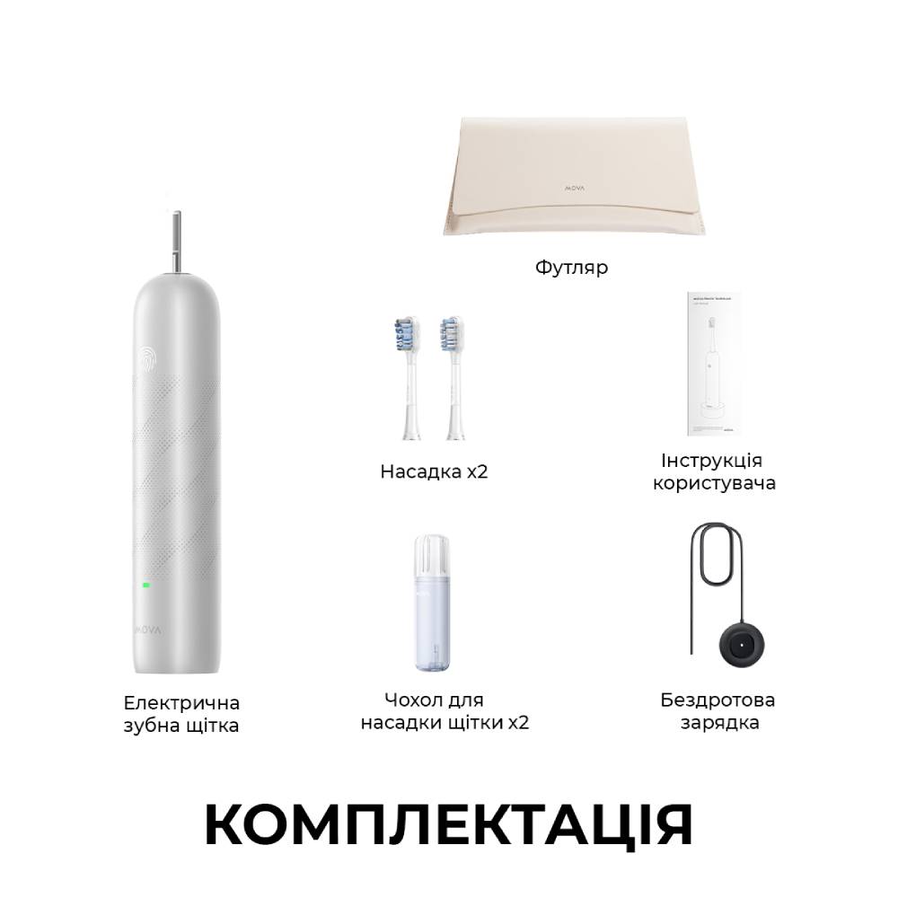 В Фокстрот Электрическая зубная щетка MOVA Fresh Pro Sliver (ATB15A-SIL)