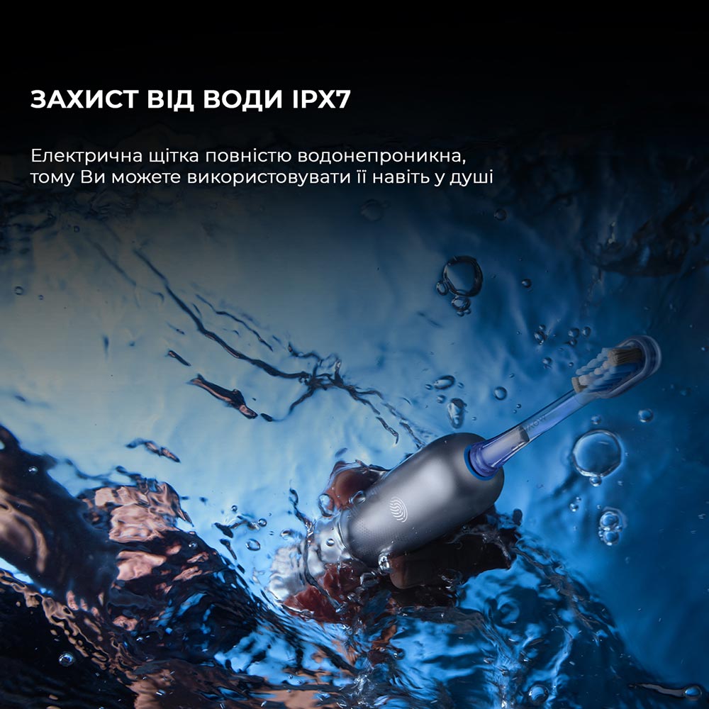 Електрична зубна щітка MOVA Fresh Pro Sliver (ATB15A-SIL) Колір сірий