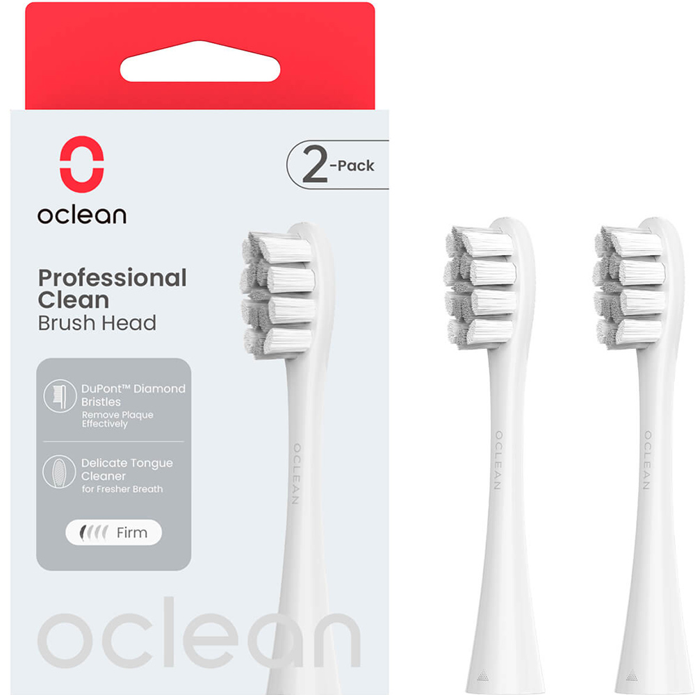 Набір насадок OCLEAN P1C10 Brush Head Grey 2 шт (6970810554090)