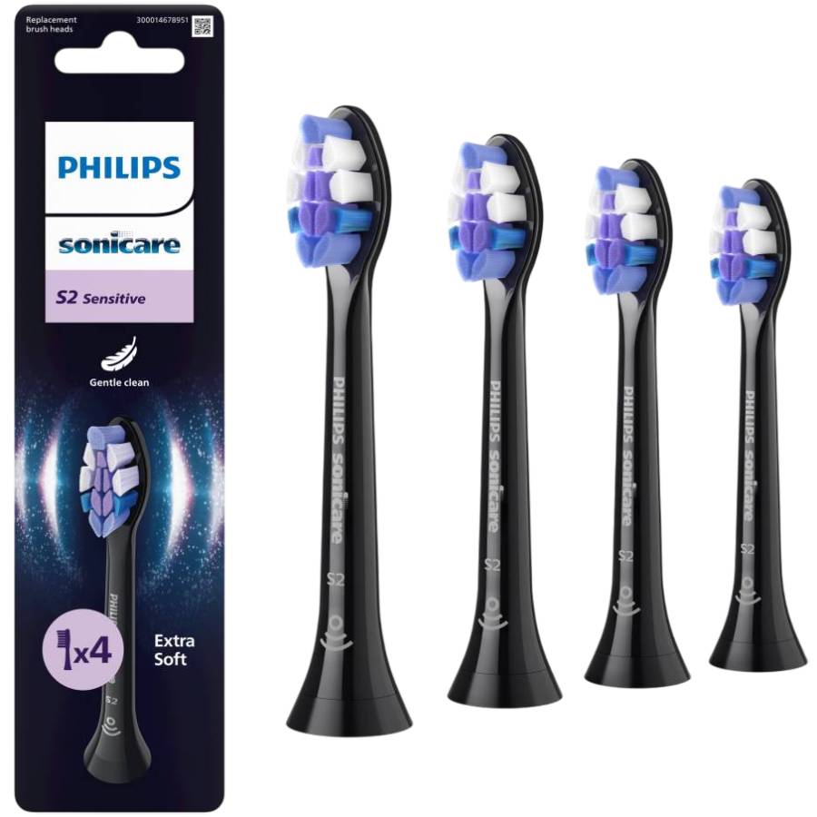 Насадки для зубной щетки PHILIPS Sonicare Sensitive 4 шт (HX6054/88)