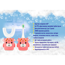 Зубная электрощетка AHEALTH KIDS SONIC SMILE 2 Pink (AHkss2p)