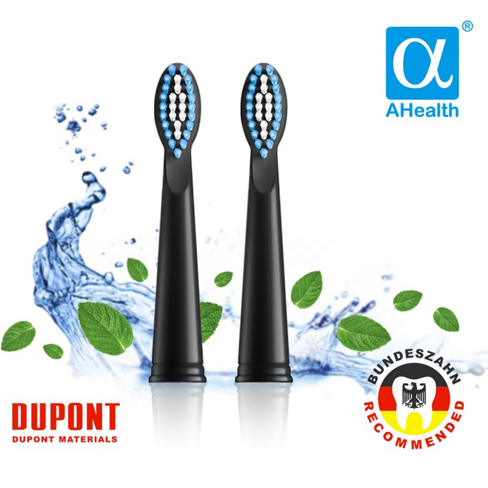 Насадки для зубной щётки AHEALTH Насадка SMART SONIC SMILE 1 2 шт. Black (N-2-AHsss1b) Тип сменная насадка (картридж)