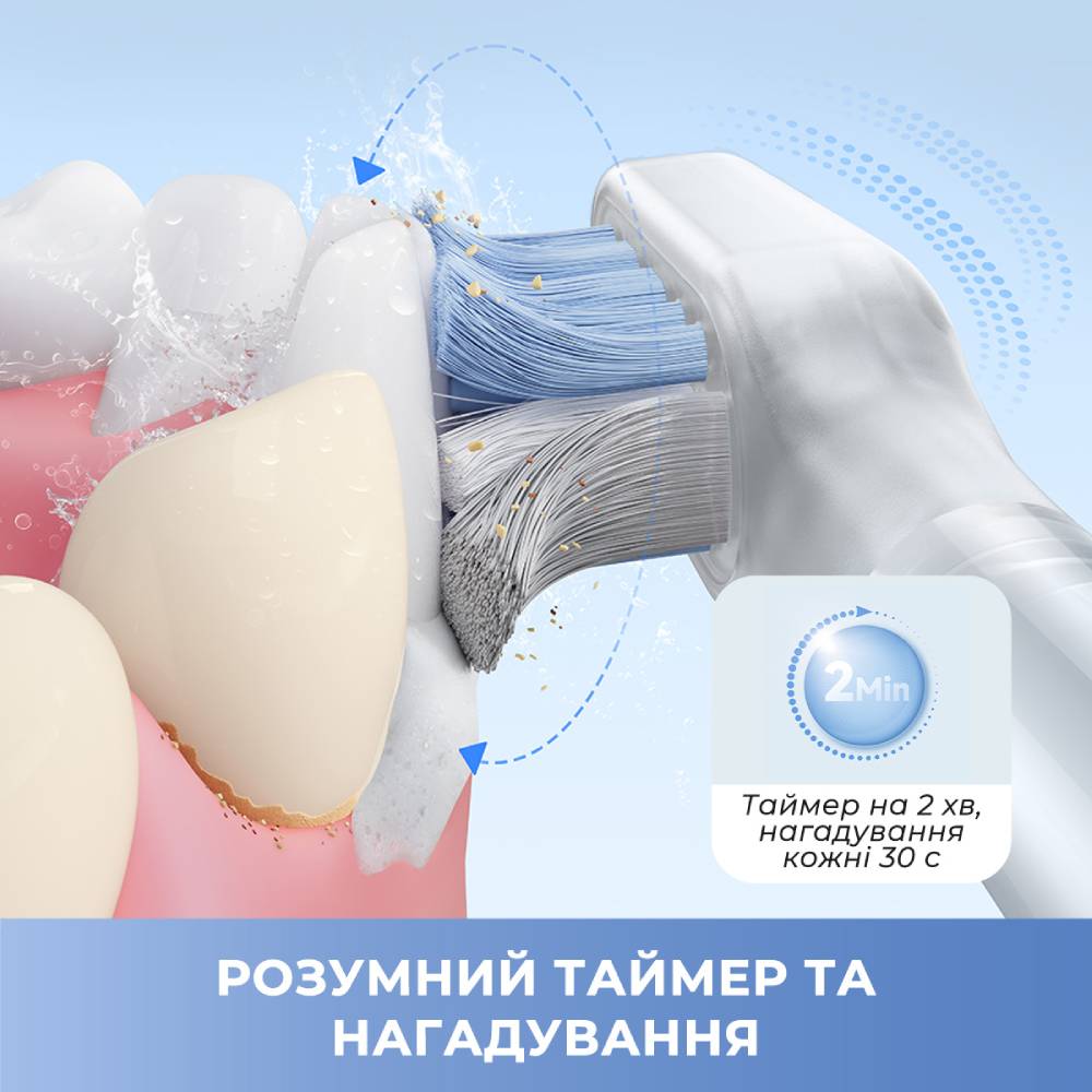 Электрическая зубная щетка MOVA Fresh Black (ATB13A-BK) Тип головки съемная