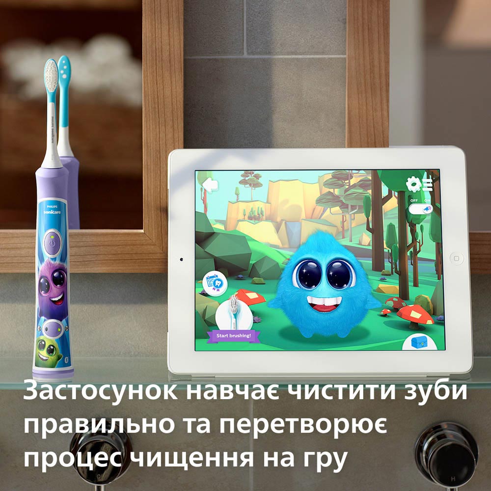 Покупка Дитяча електрична зубна щітка PHILIPS Sonicare HX6322/12