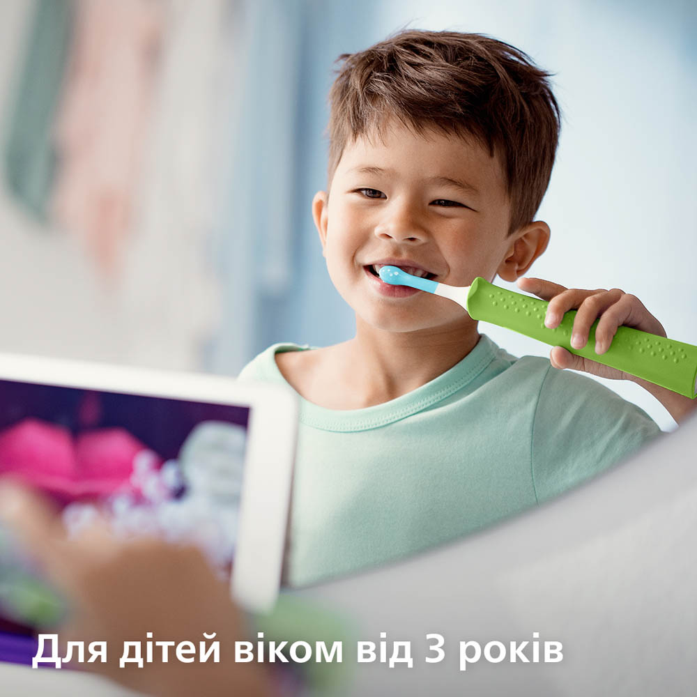 Дитяча електрична зубна щітка PHILIPS Sonicare HX6352/11 Дизайн для дітей
