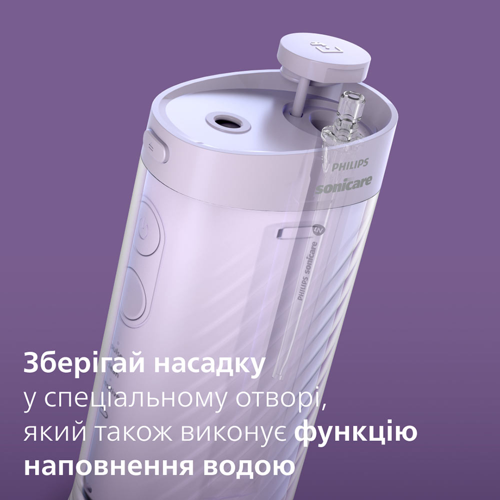 Іригатор PHILIPS Sonicare HX3333/23 Compact Flosser 1000 — фото 13