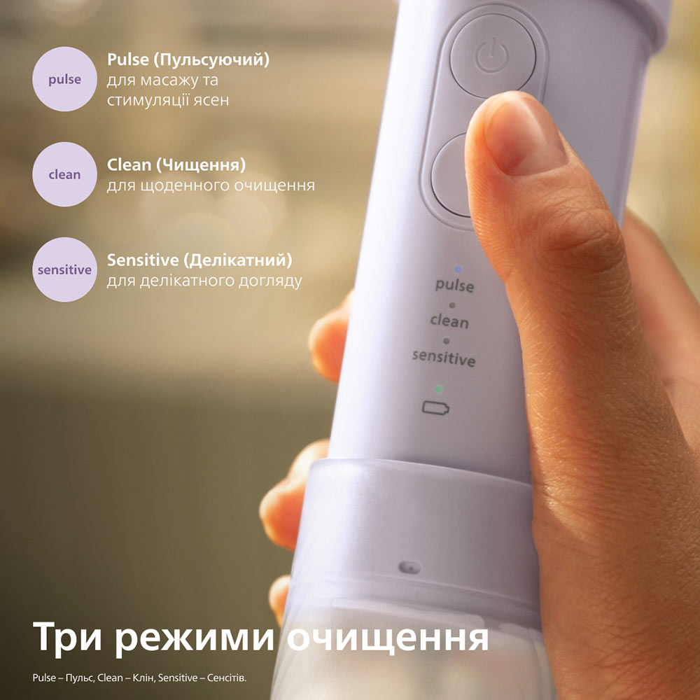 Іригатор PHILIPS Sonicare HX3333/23 Compact Flosser 1000 — фото 3