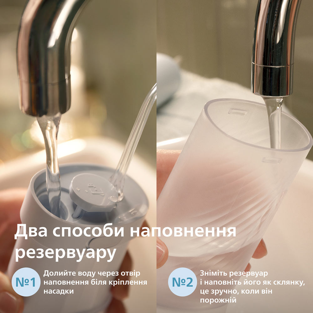 Іригатор PHILIPS Sonicare HX3333/24 Compact Flosser 1000 — фото 13