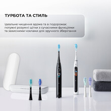 Электрическая зубная щетка OCLEAN X Pro 20 S Duo Set White+Black (6970810556919)