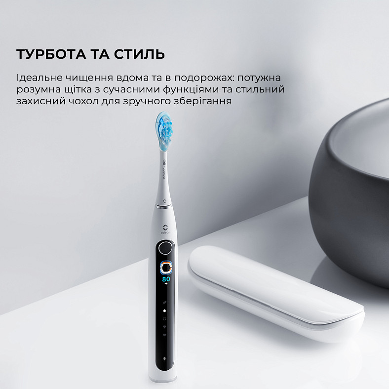 Електрична зубна щітка OCLEAN X Pro 20 Set Black (6970810556964) Тип електрична зубна щітка