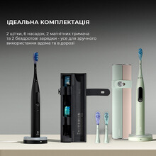 Електрична зубна щітка OCLEAN X Ultra 20 S Duo Set Green+Black (6970810557152)