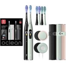 Электрическая зубная щетка OCLEAN X Ultra 20 S Duo Set Green+Black (6970810557152)