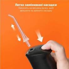 Набір BITVAE Електрична зубна щітка D2 Black + Іригатор C2 Black (BVC2-b-BV-D2-b)