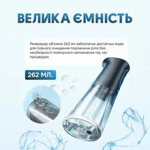 Набір BITVAE Електрична зубна щітка D2 Black + Іригатор F30 Black (BVF30-b-BV-D2-b)