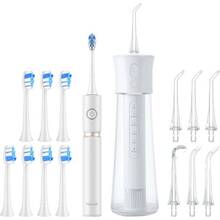 Набір FAIRYWILL Іригатор F30 White + Електрична зубна щітка P11 White (F30W-P11W)
