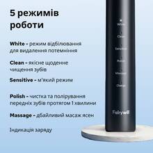 Набір FAIRYWILL Іригатор F30 White + Електрична зубна щітка P80 Black (F30W-P80B)