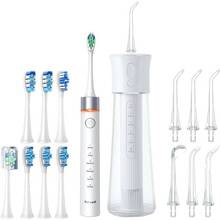 Набір FAIRYWILL Іригатор F30 White + Електрична зубна щітка P80 White (F30W-P80W)