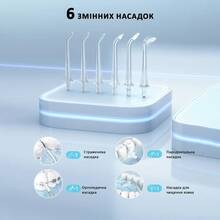 Набір FAIRYWILL Іригатор F30 White + Електрична зубна щітка P80 White (F30W-P80W)