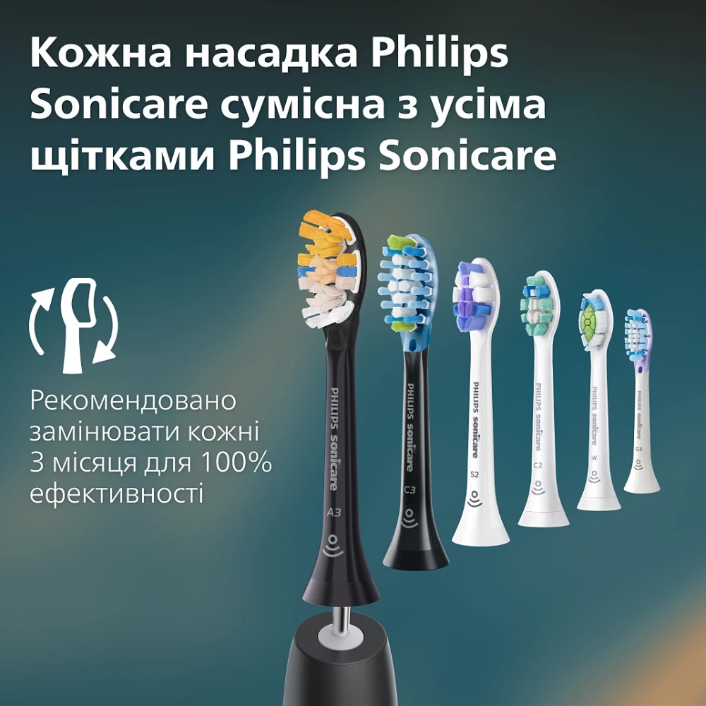 Зображення Електрична зубна щітка PHILIPS Sonicare Prismatic Edition Mint Blue HX3689/43