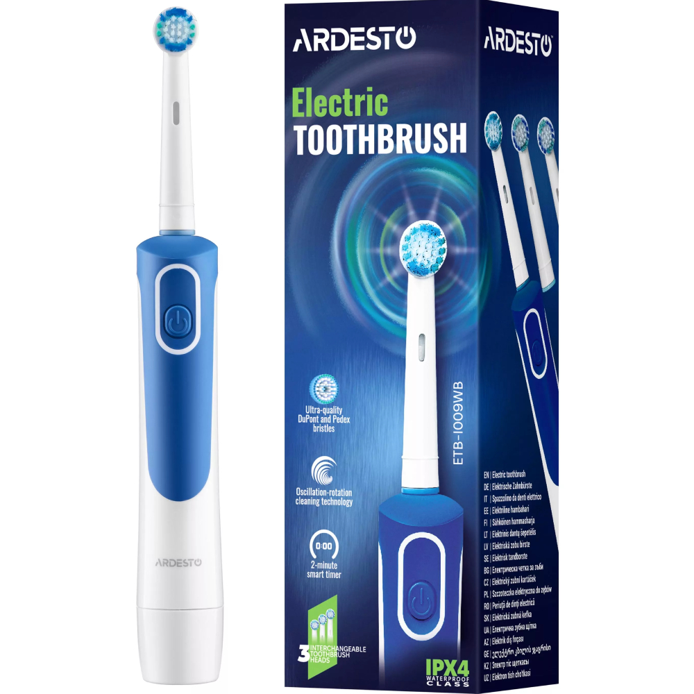 В Украине Электрическая зубная щетка ARDESTO ETB-I009WB White/Blue