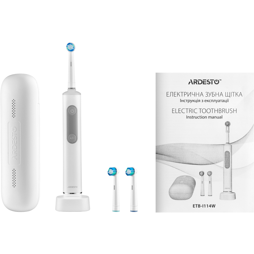 Фото 15 Електрична зубна щітка ARDESTO ETB-I114W White