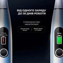Электрическая зубная щетка OCLEAN X Plus Pro Digital Silver (6970810556179)