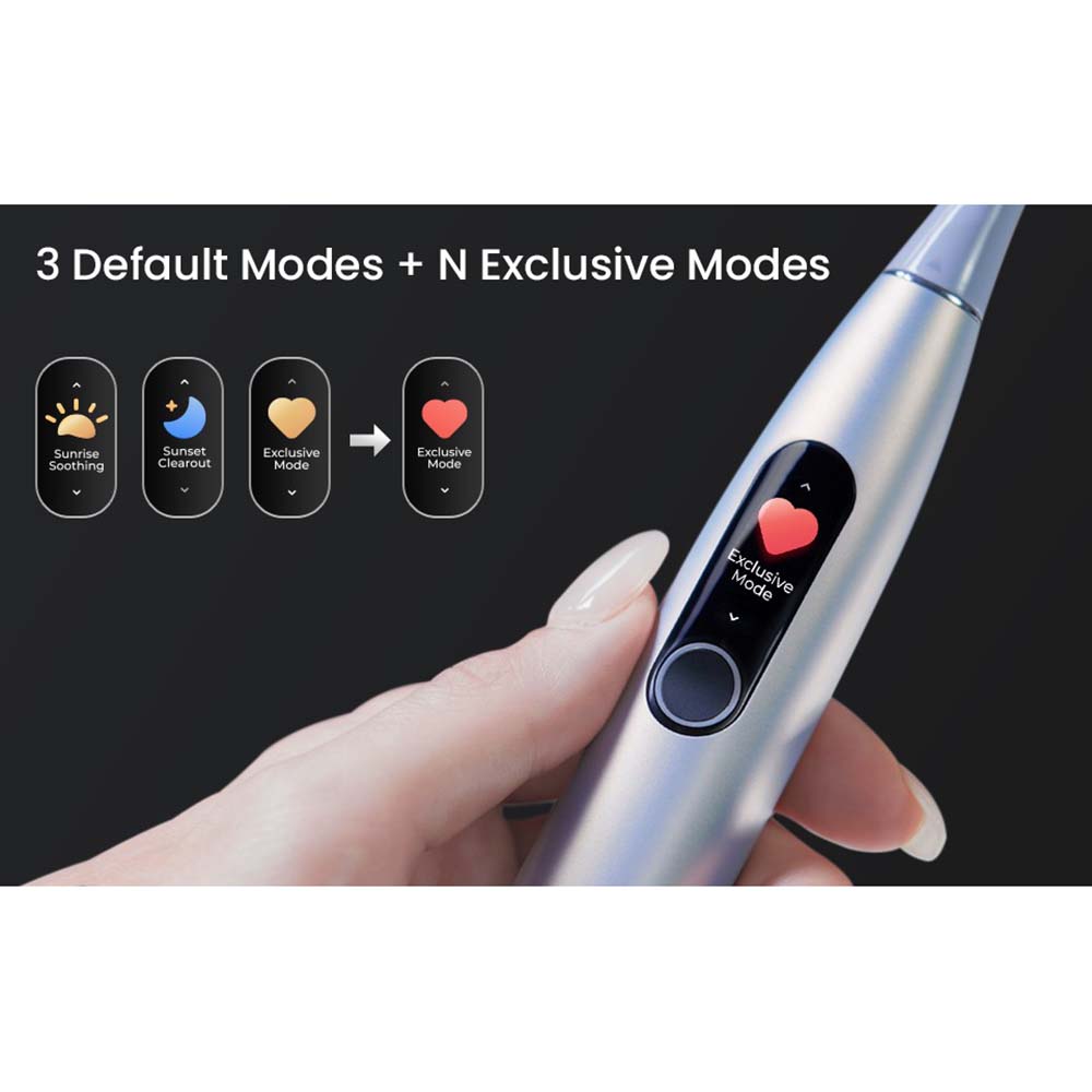 Покупка Электрическая зубная щетка OCLEAN X Plus Pro Digital Silver (6970810556179)