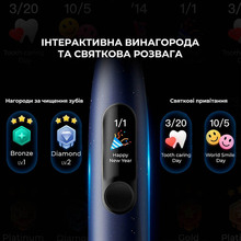 Электрическая зубная щетка OCLEAN X Plus Pro Digital Blue (6970810556186)