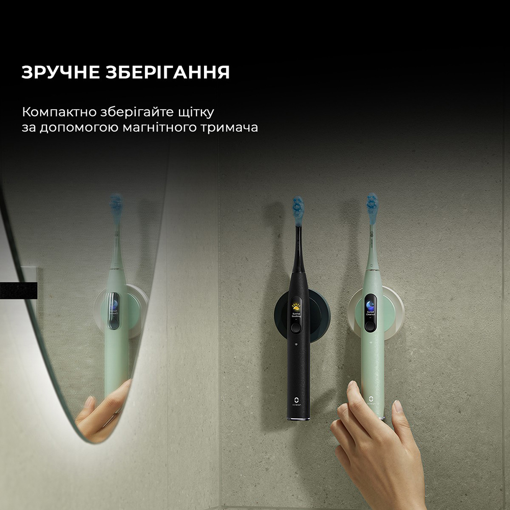 Фото Электрическая зубная щетка OCLEAN X Ultra 20 Electric Toothbrush Black (6970810557121)